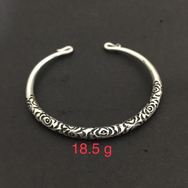 Thai Karen Hill Tribe Silver Bangle 20BG002