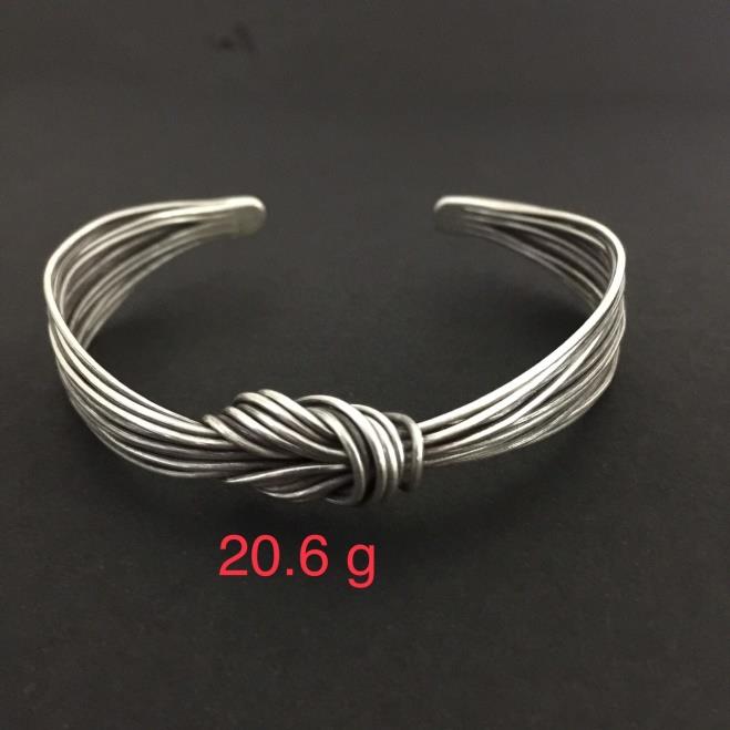 Thai Karen Hill Tribe Silver Bangle 20BG004