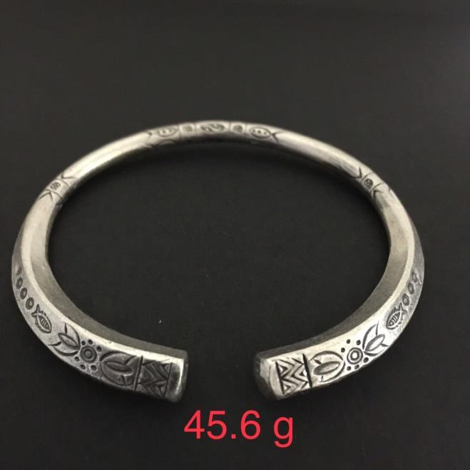 Thai Karen Hill Tribe Silver Bangle 20BG007