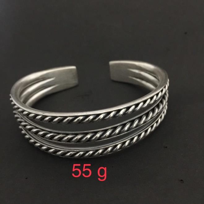 Thai Karen Hill Tribe Silver Bangle 20BG011