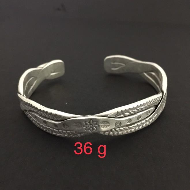 Thai Karen Hill Tribe Silver Bangle 20BG013