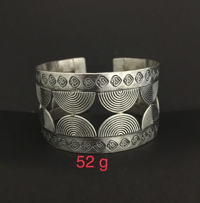 Thai Karen Hill Tribe Silver Bangle 20BG022