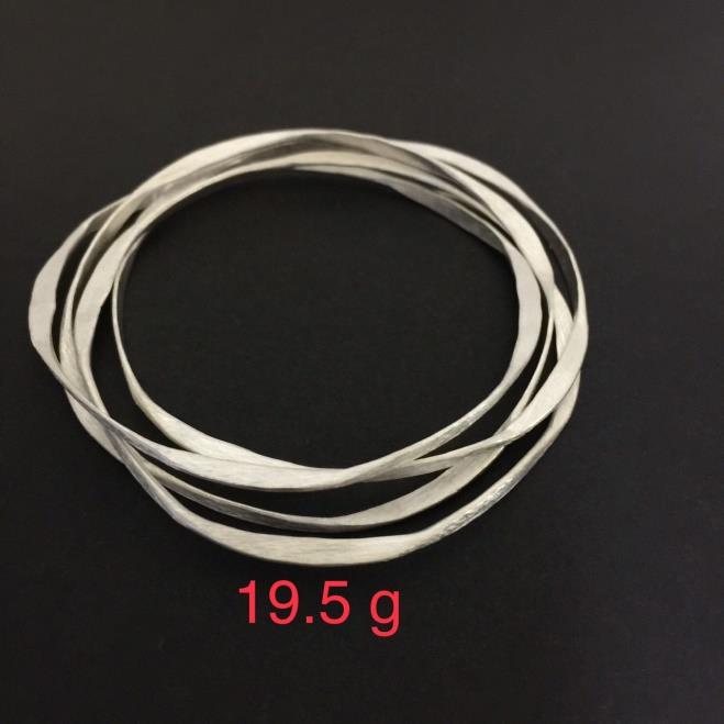 Thai Karen Hill Tribe Silver Bangle 20BG023