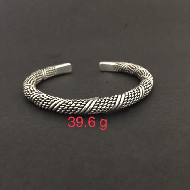 Thai Karen Hill Tribe Silver Bangle 20BG026
