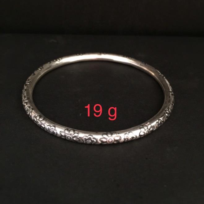 Thai Karen Hill Tribe Silver Bangle 20BG027