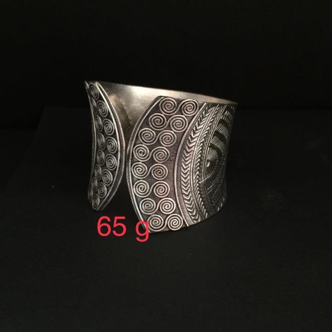 Thai Karen Hill Tribe Silver Bangle 20BG040