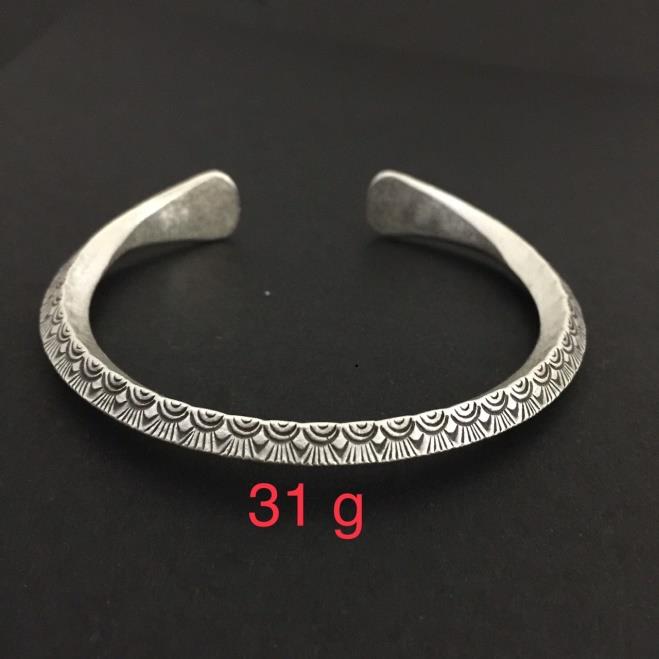 Thai Karen Hill Tribe Silver Bangle 20BG045
