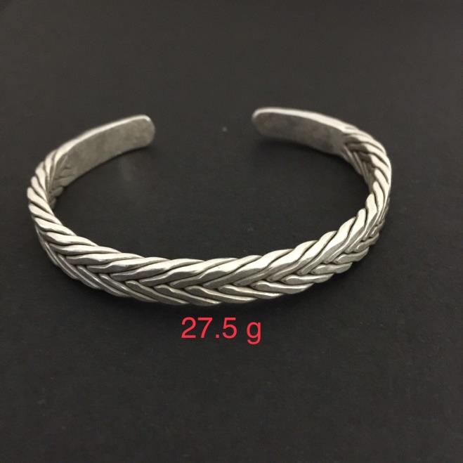 Thai Karen Hill Tribe Silver Bangle 20BG049