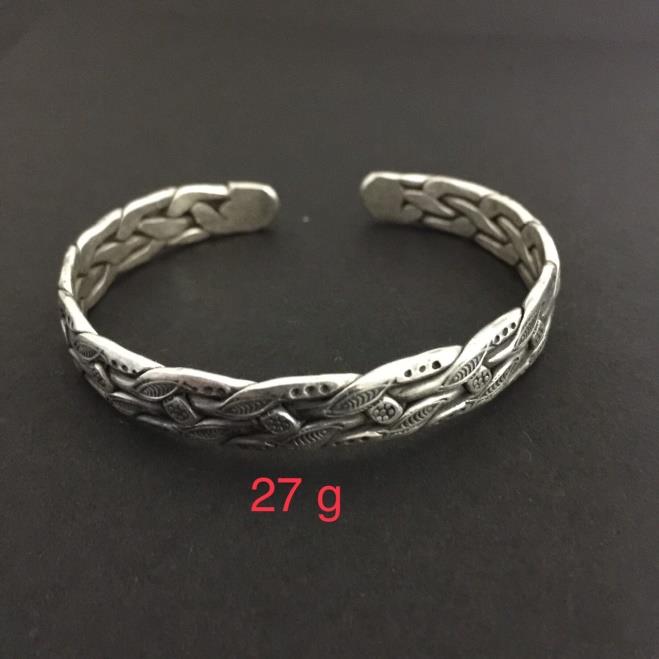 Thai Karen Hill Tribe Silver Bangle 20BG051