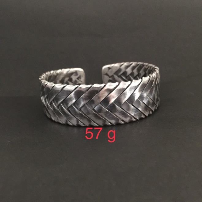 Thai Karen Hill Tribe Silver Bangle 20BG063