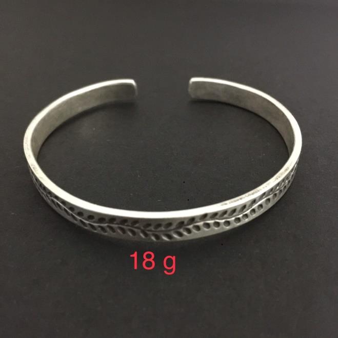 Thai Karen Hill Tribe Silver Bangle 20BG065