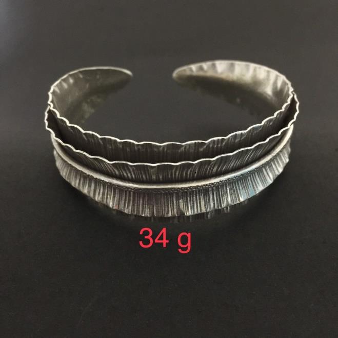 Thai Karen Hill Tribe Silver Bangle 20BG069