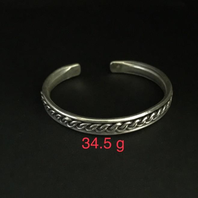 Thai Karen Hill Tribe Silver Bangle 20BG080