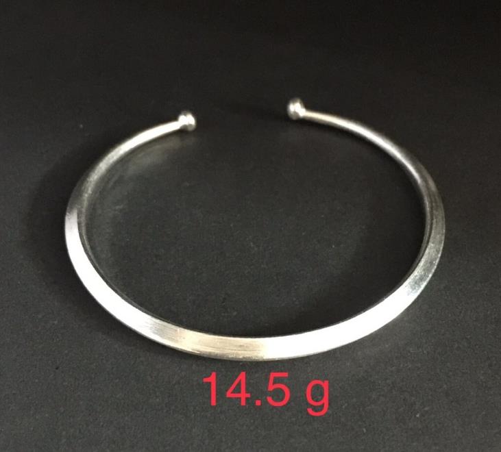 Thai Karen Hill Tribe Silver Bangle 20BG086