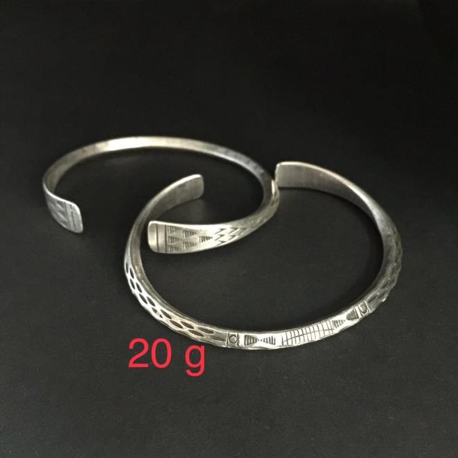 Thai Karen Hill Tribe Silver Bangle 20BG088