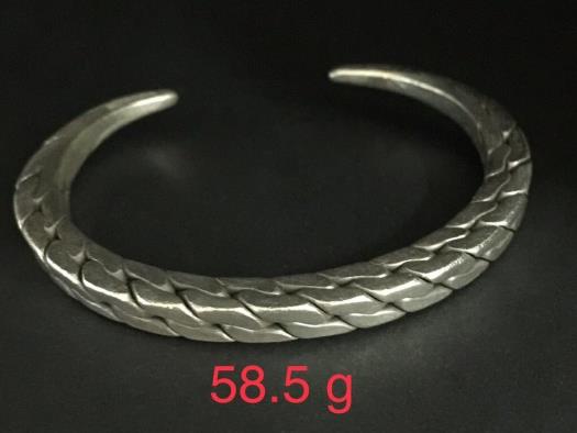 Thai Karen Hill Tribe Silver Bangle 20BG090