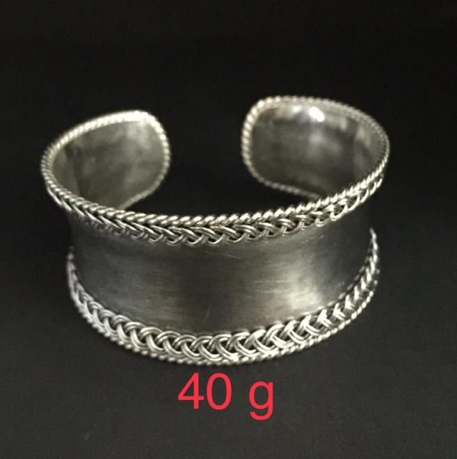 Thai Karen Hill Tribe Silver Bangle 20BG091