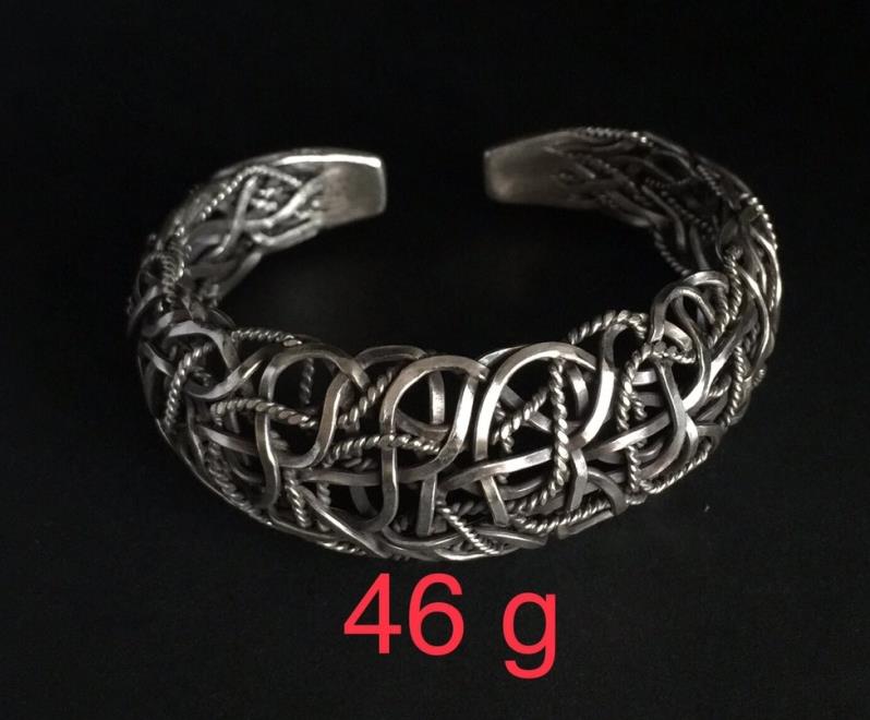 Thai Karen Hill Tribe Silver Bangle 20BG100