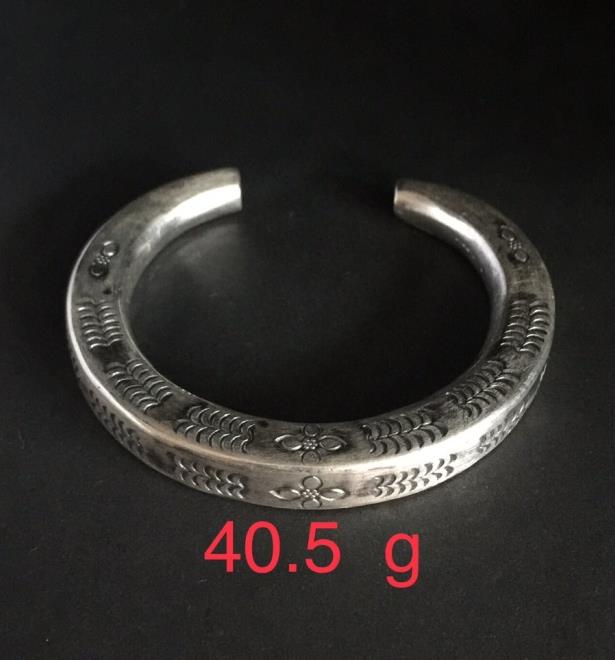 Thai Karen Hill Tribe Silver Bangle 20BG102