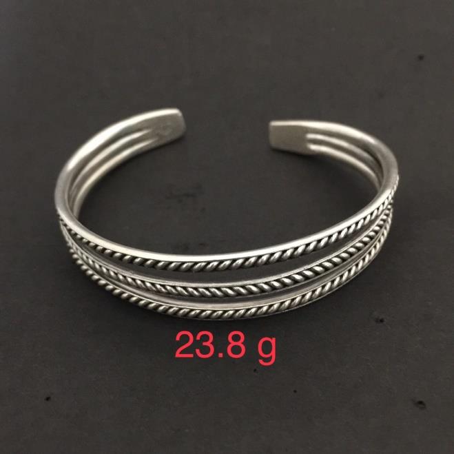 Thai Karen Hill Tribe Silver Bangle 20BG120