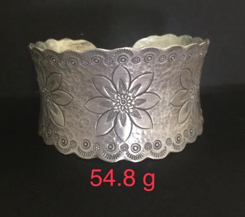 Thai Karen Hill Tribe Silver Bangle 20BG133