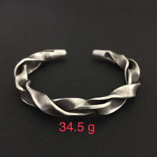 Thai Karen Hill Tribe Silver Bangle 20BG145