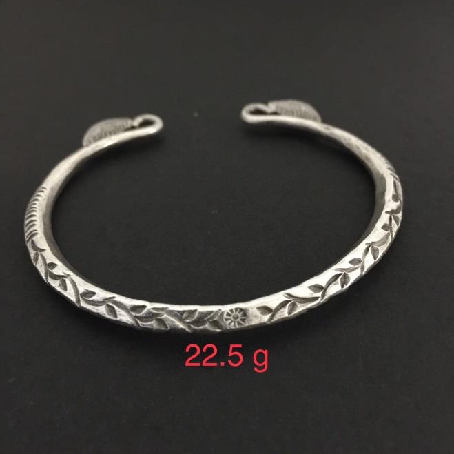 Thai Karen Hill Tribe Silver Bangle 20BG149