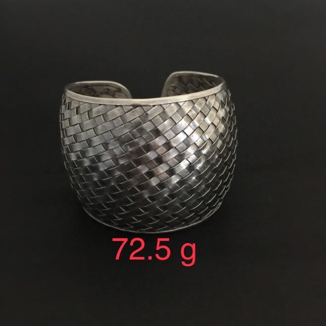 Thai Karen Hill Tribe Silver Bangle 20BG160