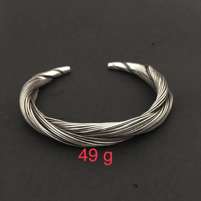 Thai Karen Hill Tribe Silver Bangle 20BG166