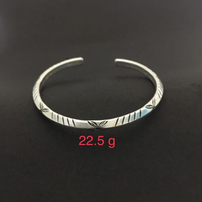 Thai Karen Hill Tribe Silver Bangle 20BG173