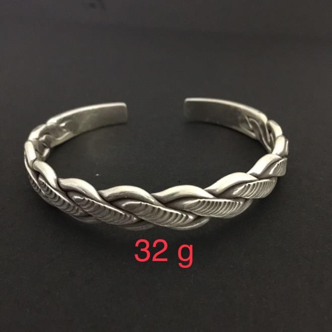 Thai Karen Hill Tribe Silver Bangle 20BG244