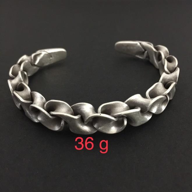 Thai Karen Hill Tribe Silver Bangle 20BG245