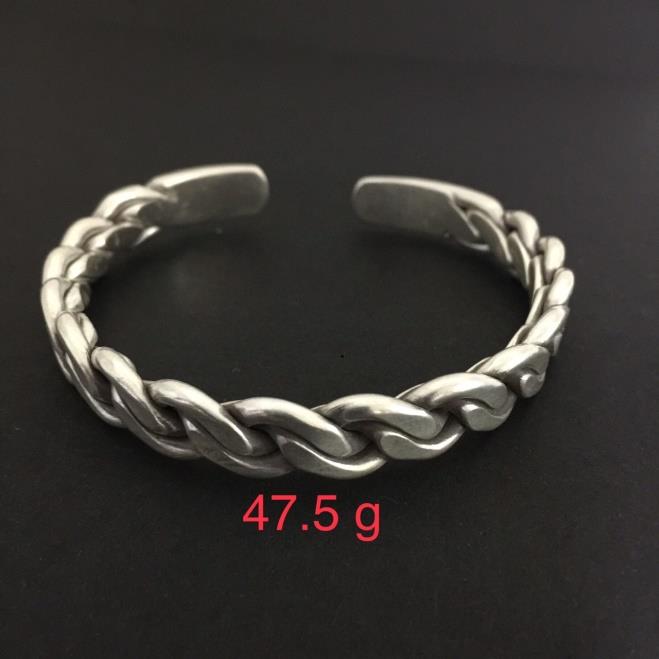 Thai Karen Hill Tribe Silver Bangle 20BG246