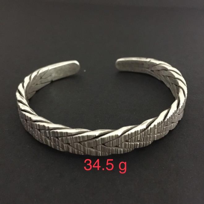 Thai Karen Hill Tribe Silver Bangle 20BG252