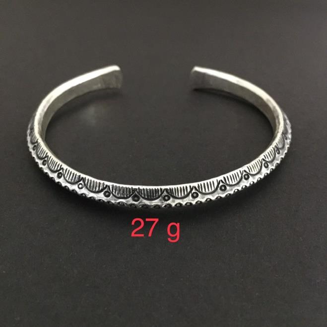 Thai Karen Hill Tribe Silver Bangle 20BG260