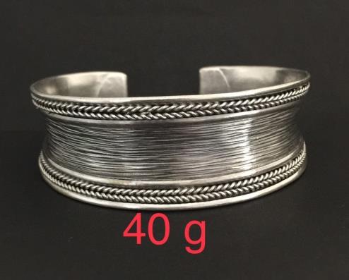 Thai Karen Hill Tribe Silver Bangle 20BG261