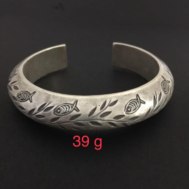 Thai Karen Hill Tribe Silver Bangle 20BG265