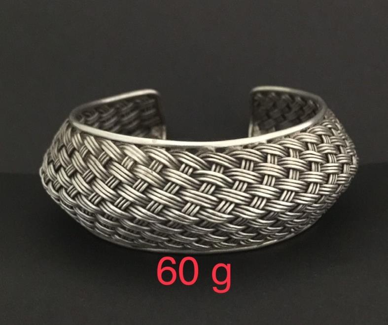 Thai Karen Hill Tribe Silver Bangle 20BG267