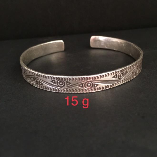 Thai Karen Hill Tribe Silver Bangle 20BG270