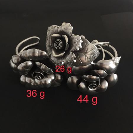 Thai Karen Hill Tribe Silver Bangle 20BG277