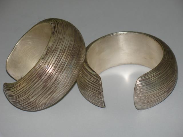 Thai Karen Hill Tribe Silver Bangle Engraved Bangle BG004 