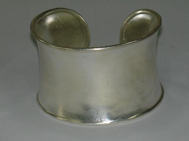 Thai Karen Hill Tribe Silver Bangle Plain Bangle BG031 