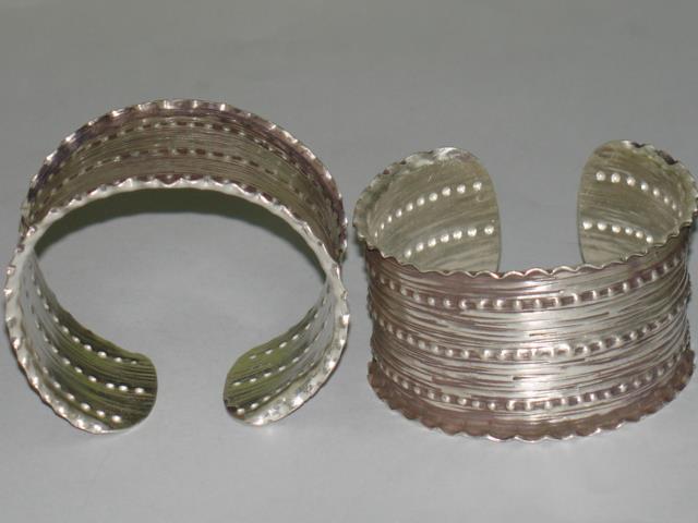 Thai Karen Hill Tribe Silver Bangle Rugged Bangle BG061 