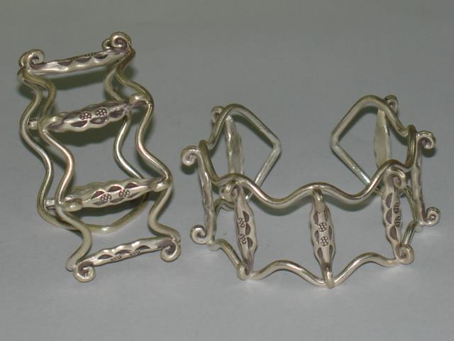 Thai Karen Hill Tribe Silver Bangle Wired Bangle BG063 