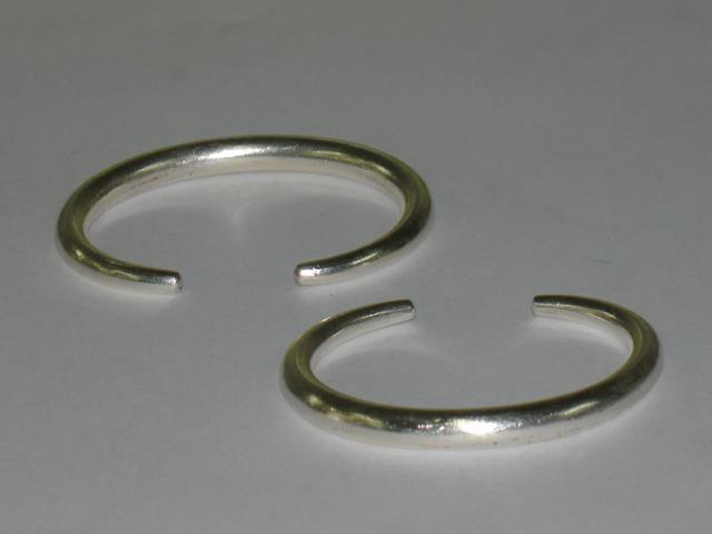 Thai Karen Hill Tribe Silver Bangle Plain Bangle BG092 