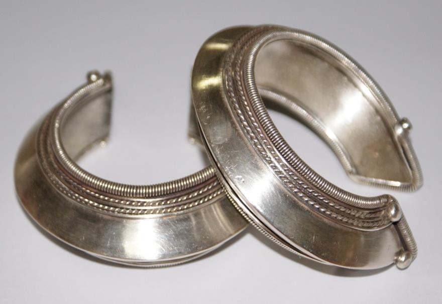 Thai Karen Hill Tribe Silver Bangle BG154