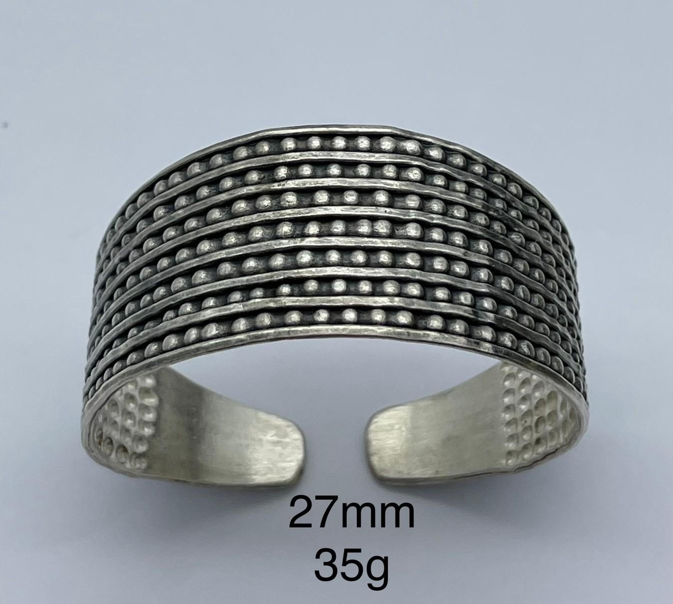 Thai Karen Hill Tribe Silver Bangle BG211TKSH114