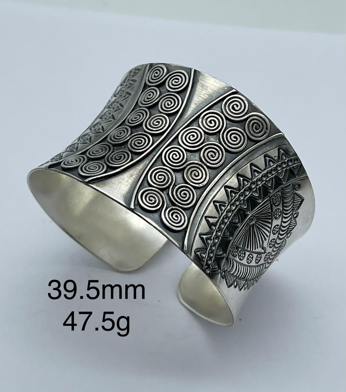 Thai Karen Hill Tribe Silver Bangle BG211TKSH132