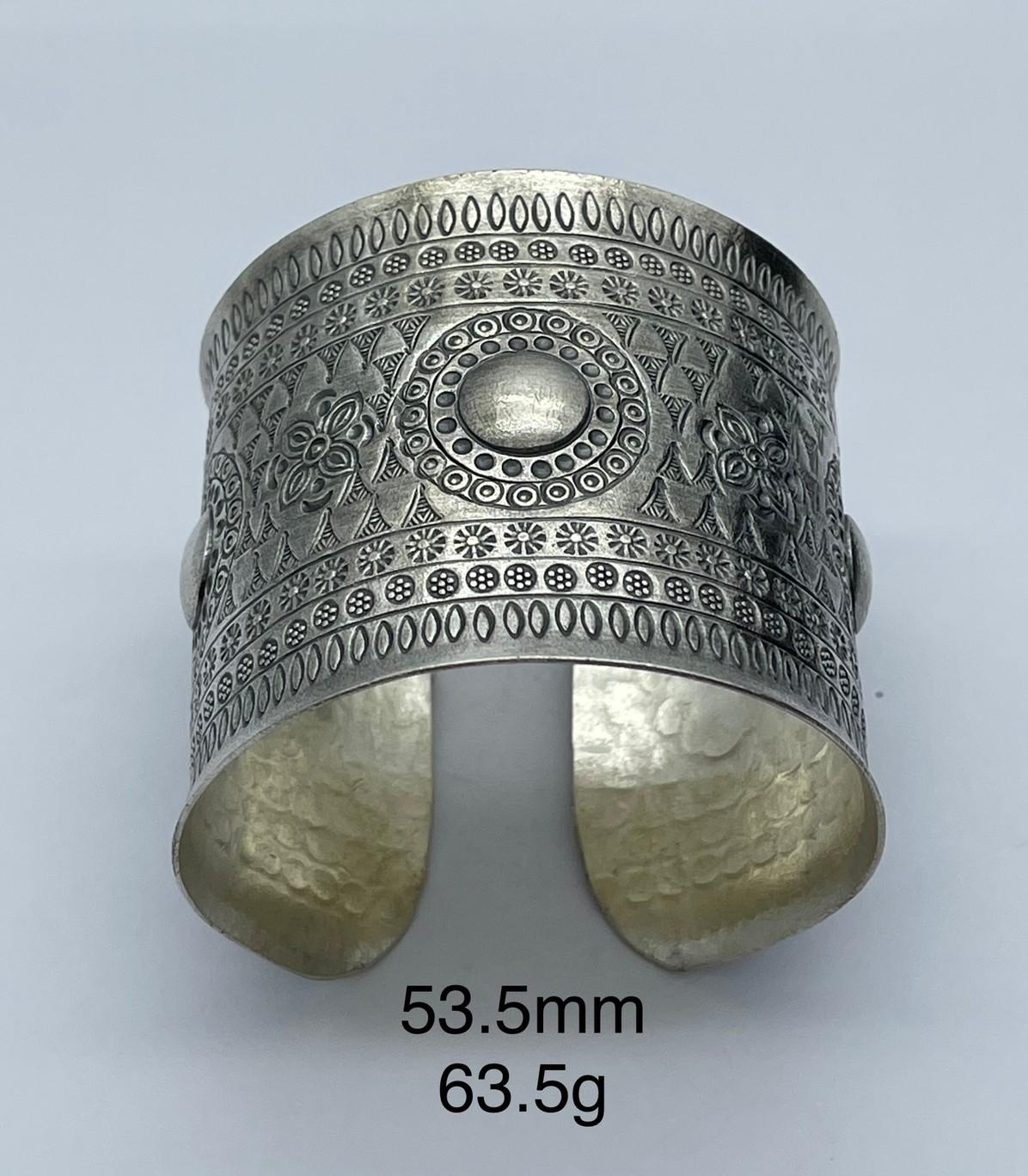Thai Karen Hill Tribe Silver Bangle BG211TKSH134
