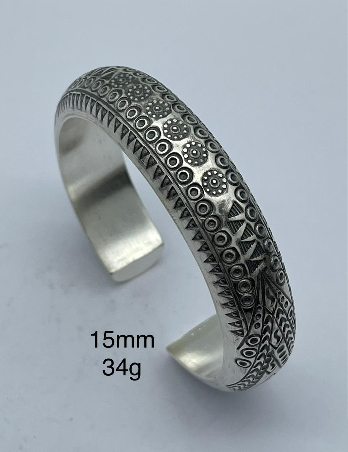 Thai Karen Hill Tribe Silver Bangle BG211TKSH138